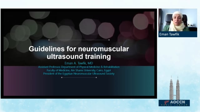 Guidelines for Neuromuscular Ultrasound Training