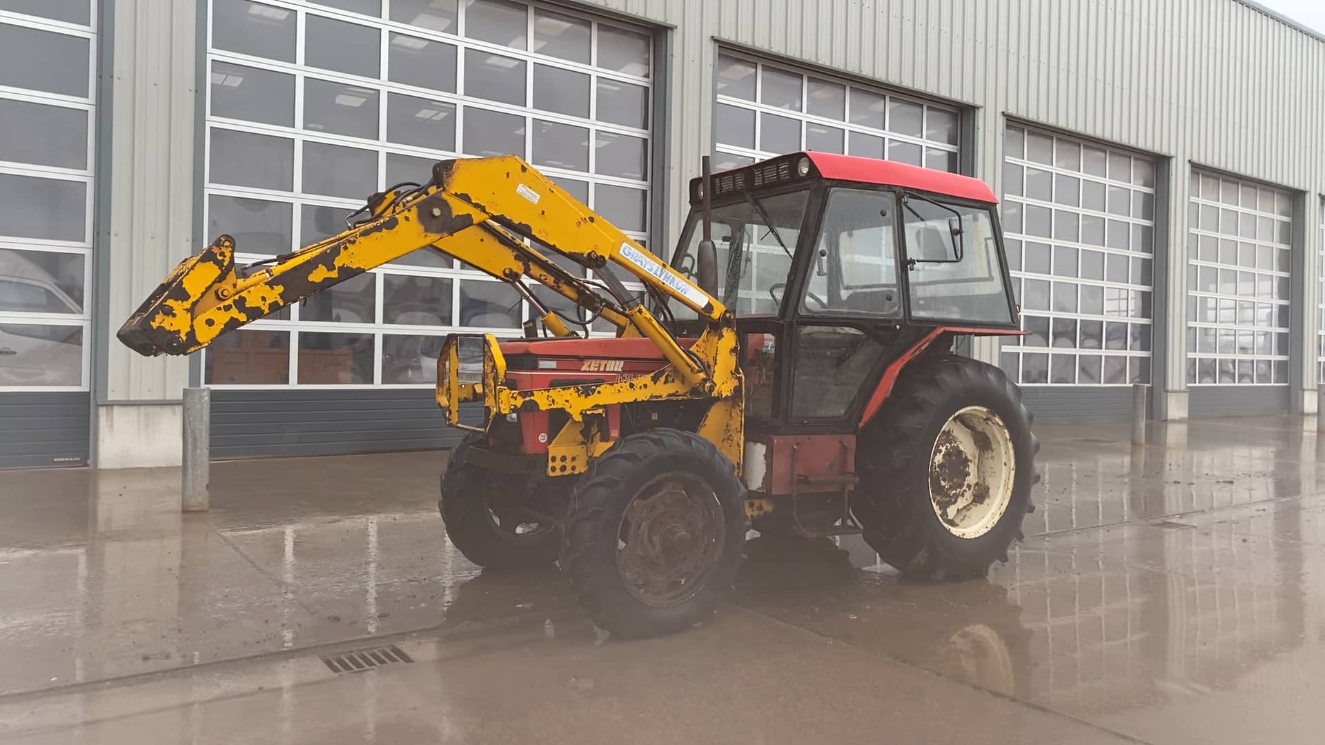 Zetor 6340E 4 WD Tractor, Grays Lynkon Front Loader Dromore April 21