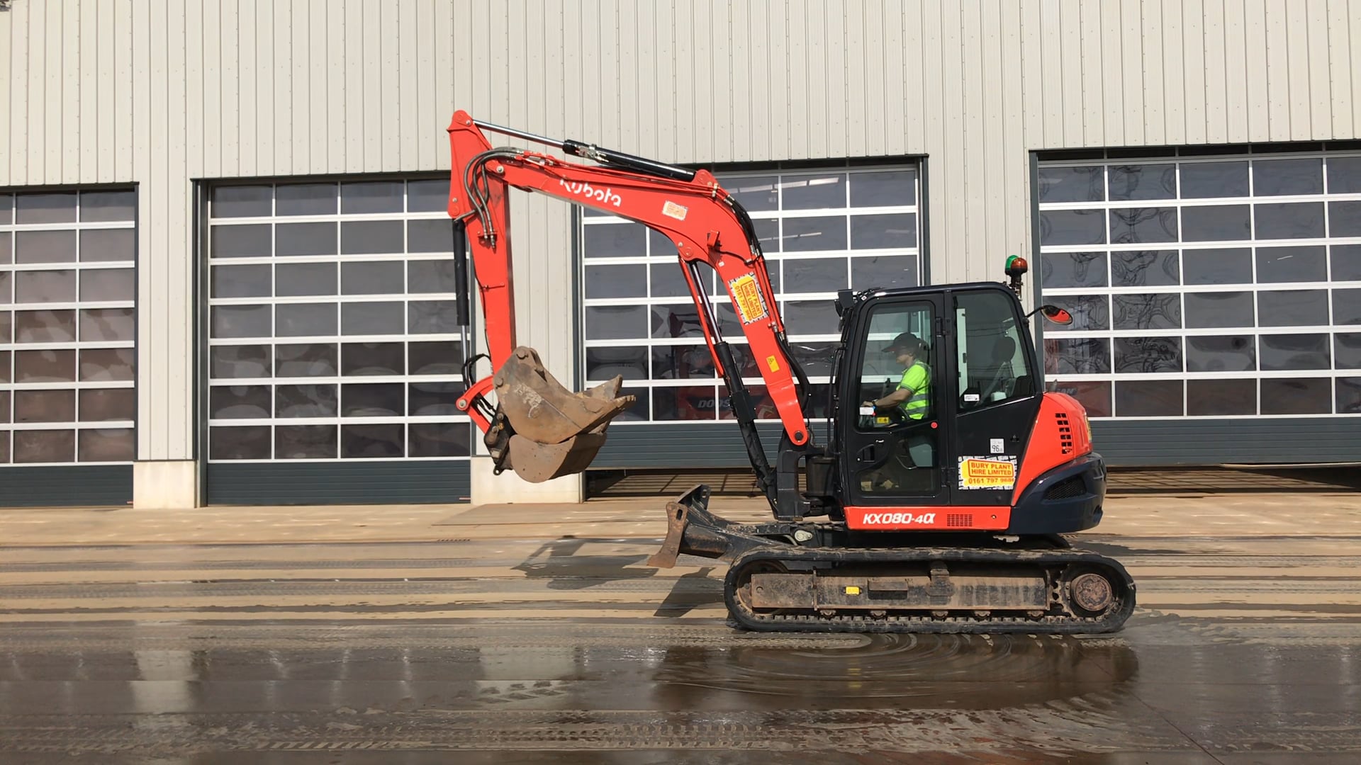 2018 Kubota KX080-4 Rubber Tracks - Leeds April 21