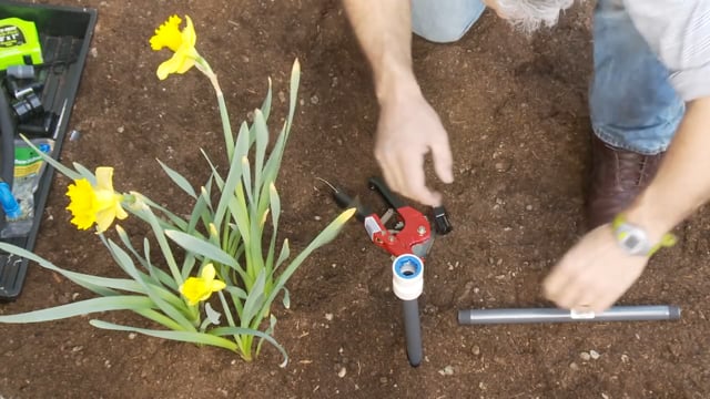 Extend a Shrub Riser Using Glue-less PVC-Lock Fittings