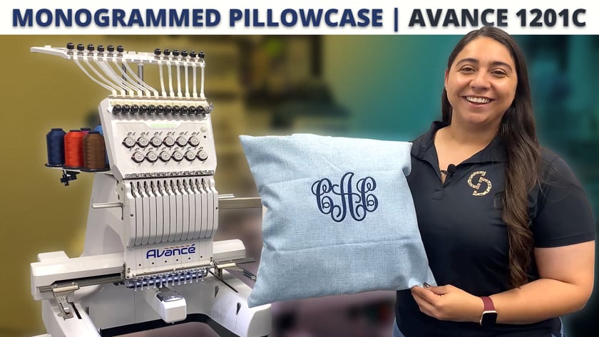 Commercial Embroidery Machine by Avancé Best Single-Head Brand USA