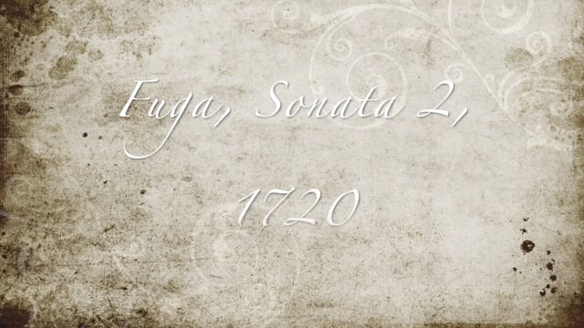 Bach Fuga, Sonata 2