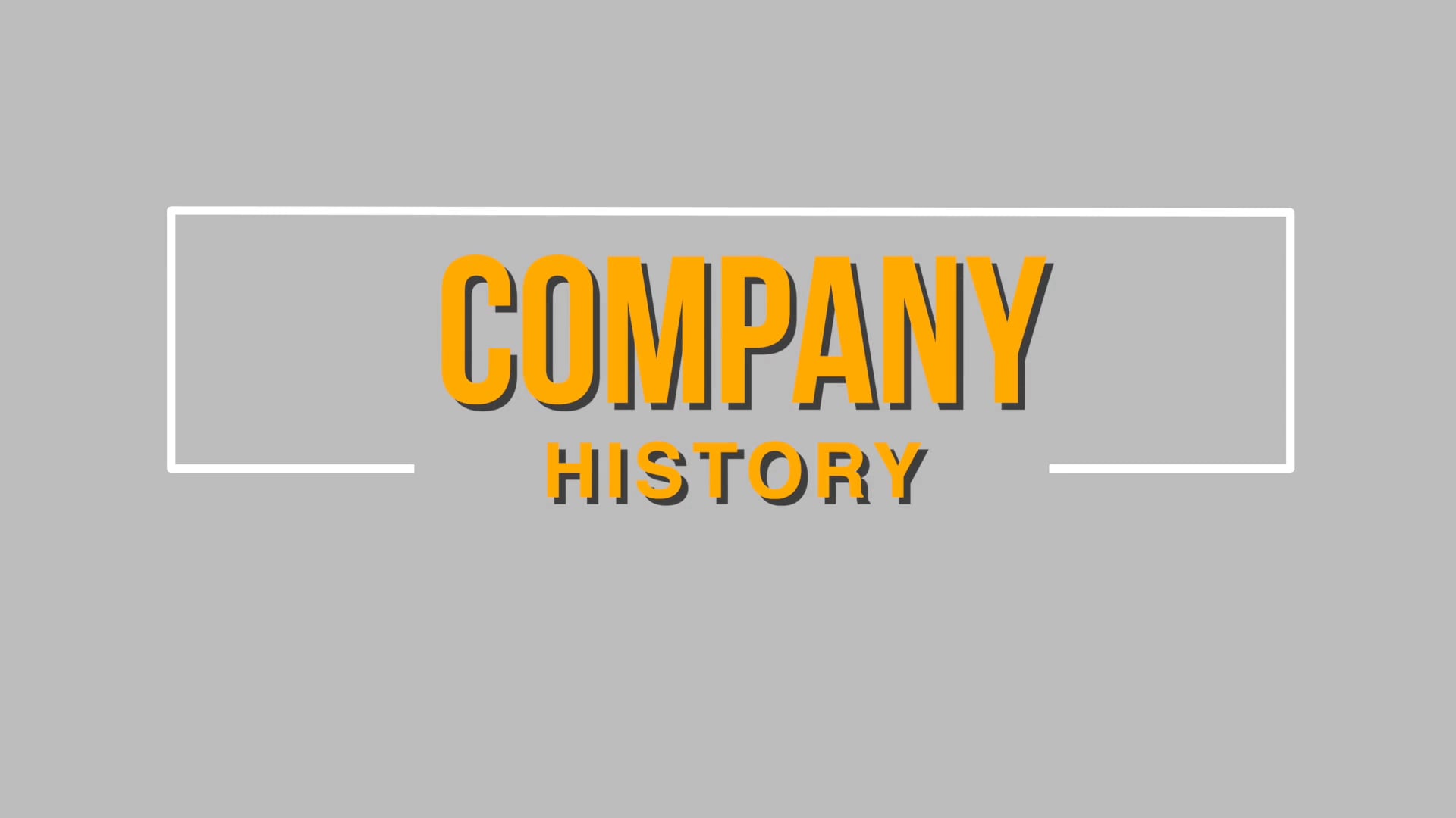 Company History