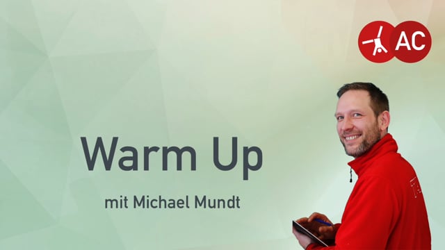 Warm Up mit Michael