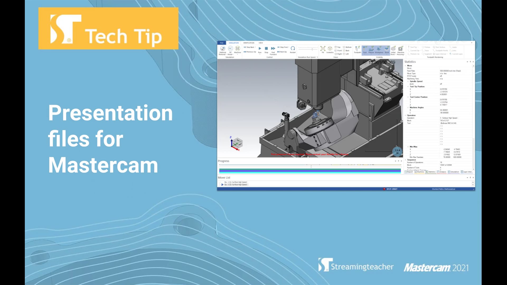 Presentation Files from Mastercam