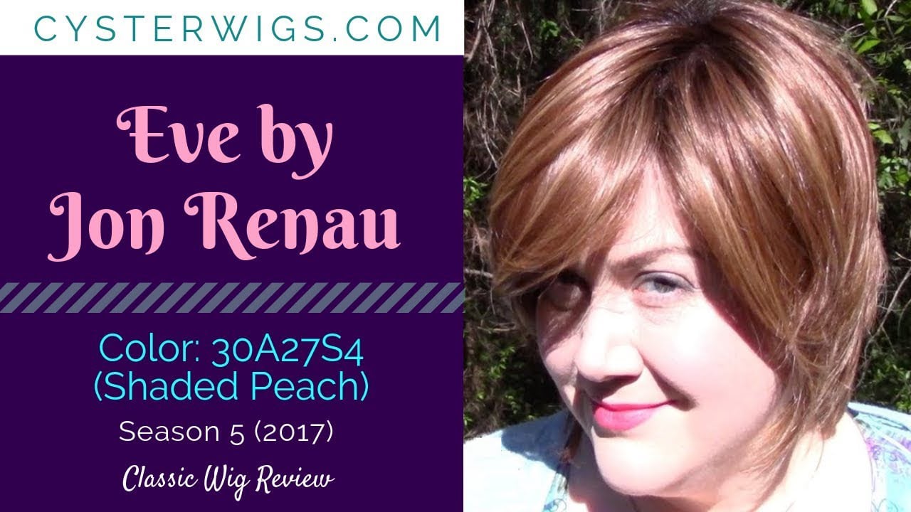 CysterWigs Wig Review Eve by Jon Renau Color 30A27S4 Shaded Peach S5E449 2017