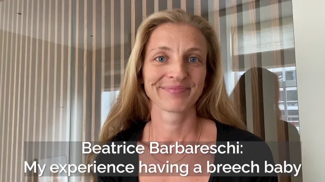 Beatrice Barbareschi My experience having a breech baby