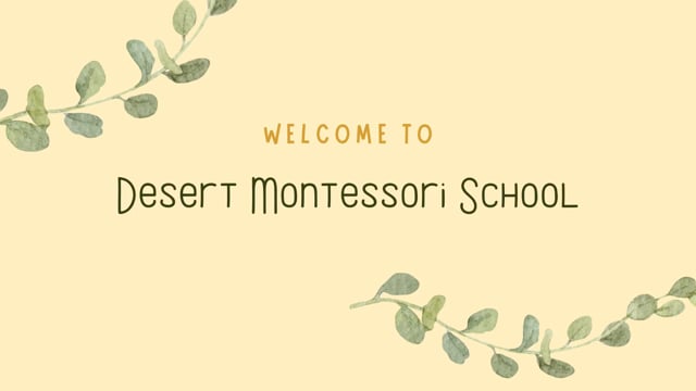 desert garden montessori news