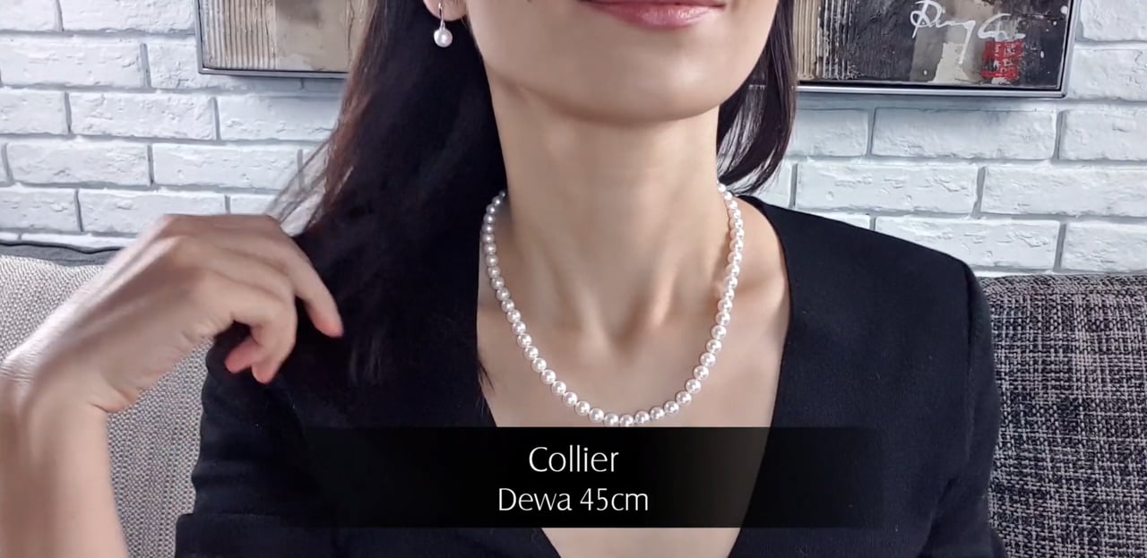 Collier Dewa - Perles Akoya 45cm | Gemperles