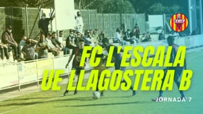 Resum FC l'Escala 1-2 UE Llagostera B