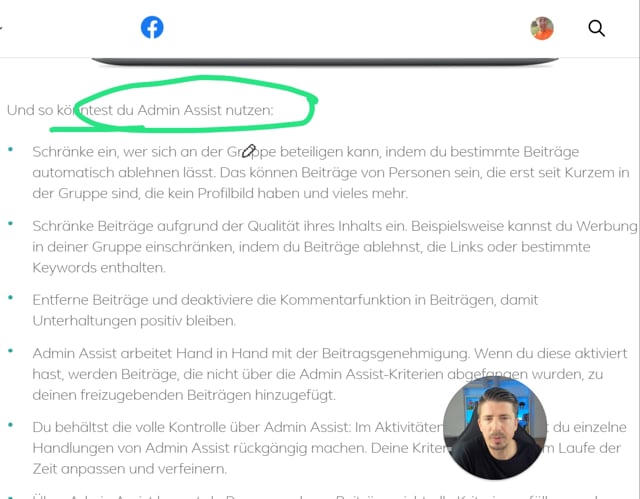 Neue Version von öffentlichen Gruppen