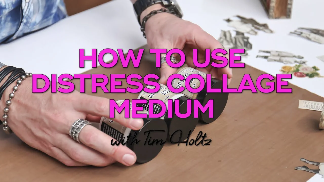 Set Pennelli Collage Tim Holtz Distress - 3 Pezzi (3/4", 1-1/4", 1-3/4"), Per Craft E Fai-Da-Te - Foto 11