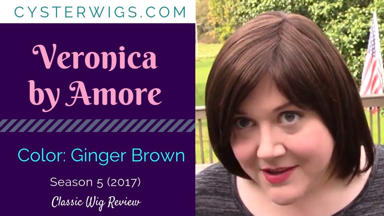 CysterWigs Wig Review Veronica by Amore Color Ginger Brown S5E460 2017