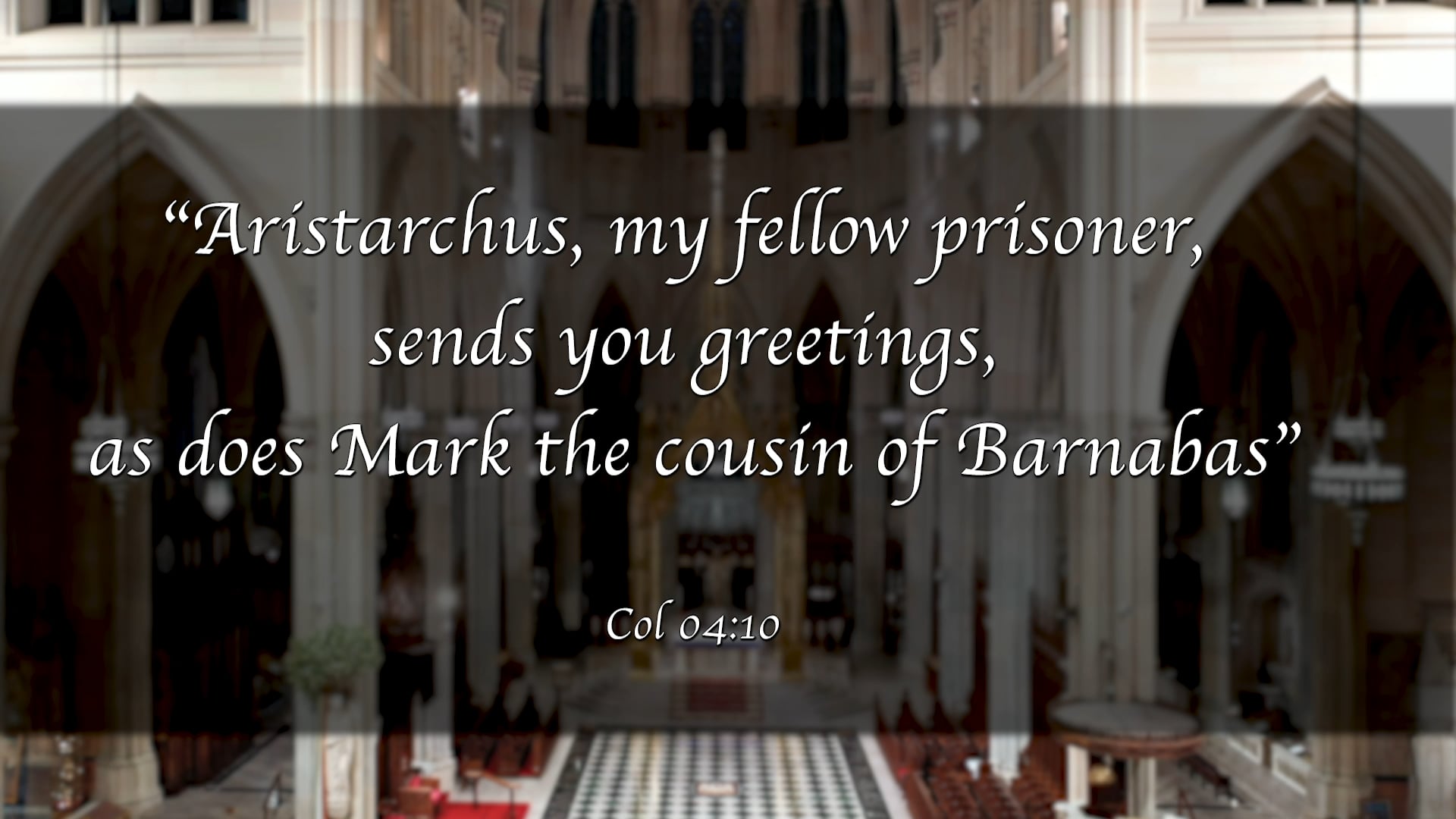 The Living Word - The Gospel of Mark