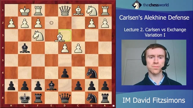 Carlsen's Alekhine Defense with IM David Fitzsimons - Online Chess