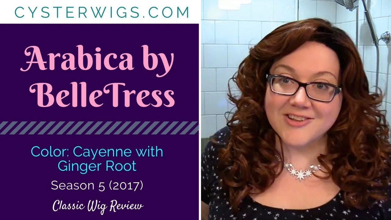 CysterWigs Wig Review Arabica by BelleTress, Color Cayenne With