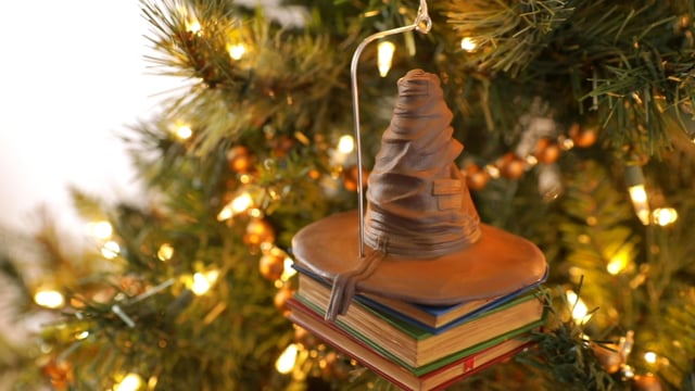 Harry Potter Sorting Hat Glass Ornament