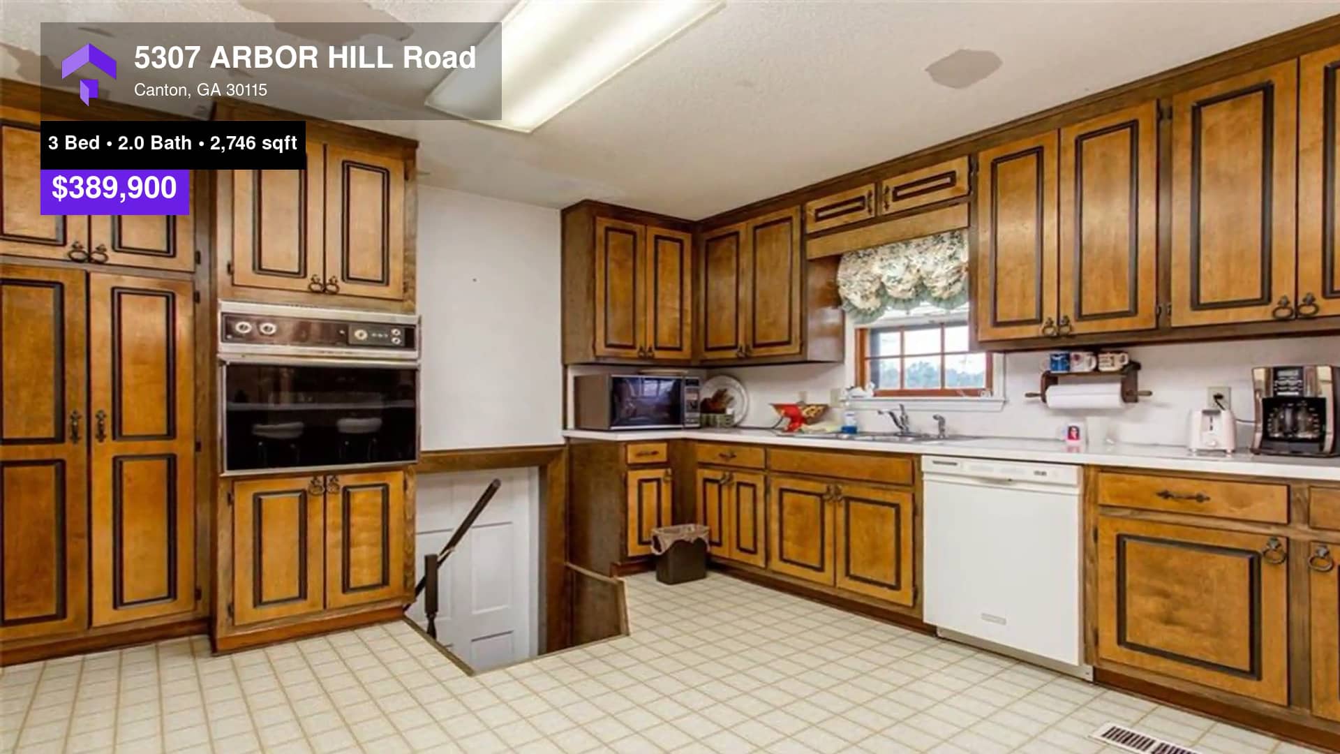 389,900 SingleFamily Home for sale 5307 ARBOR HILL Road, Canton, GA 30115 on Vimeo