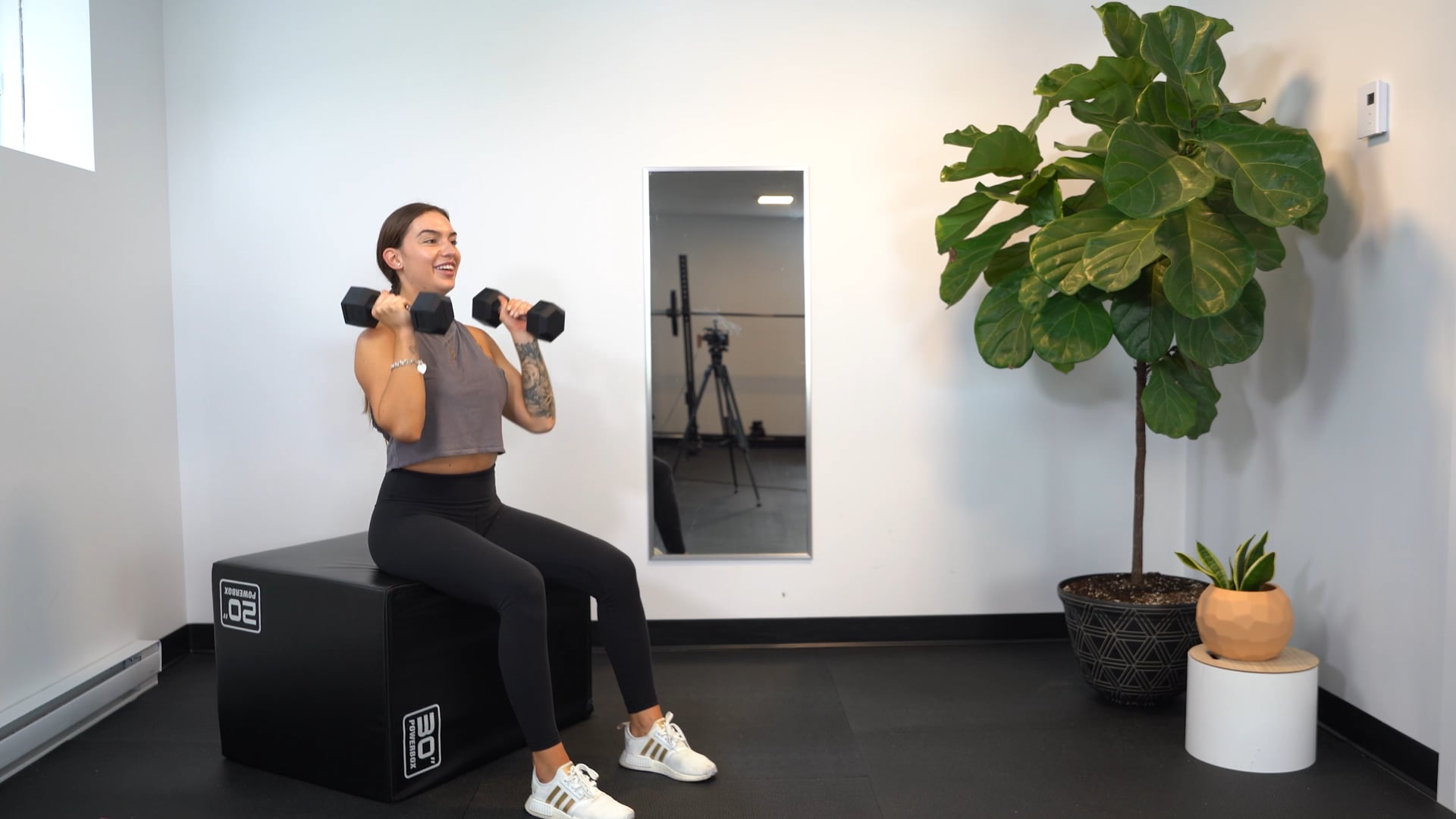 Force des épaules et concentration push up