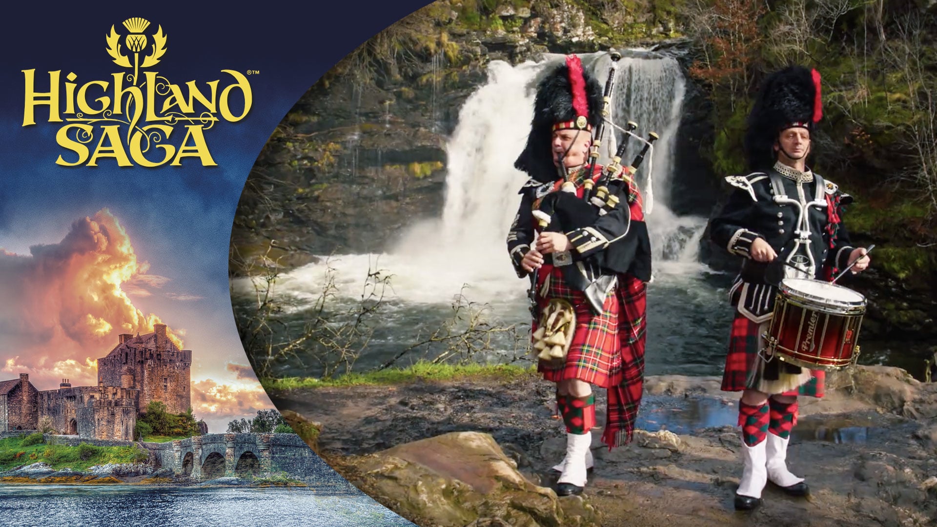 Amazing Grace Bagpipe Version performed by the Highland Saga band
