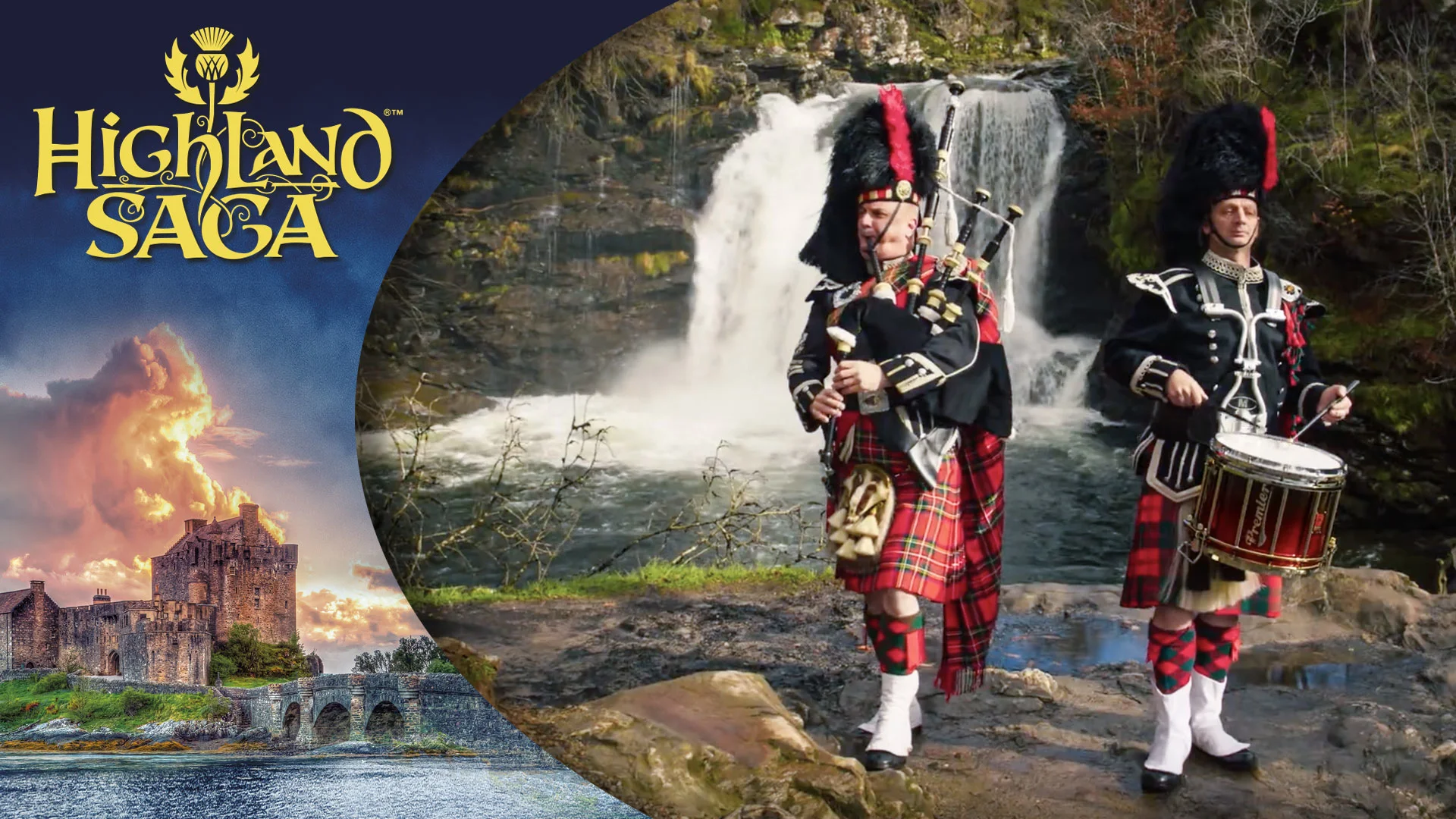 Amazing Grace Bagpipe Version | performed by the Highland Saga band |  original & official Highland Saga - Scottish Music Show
