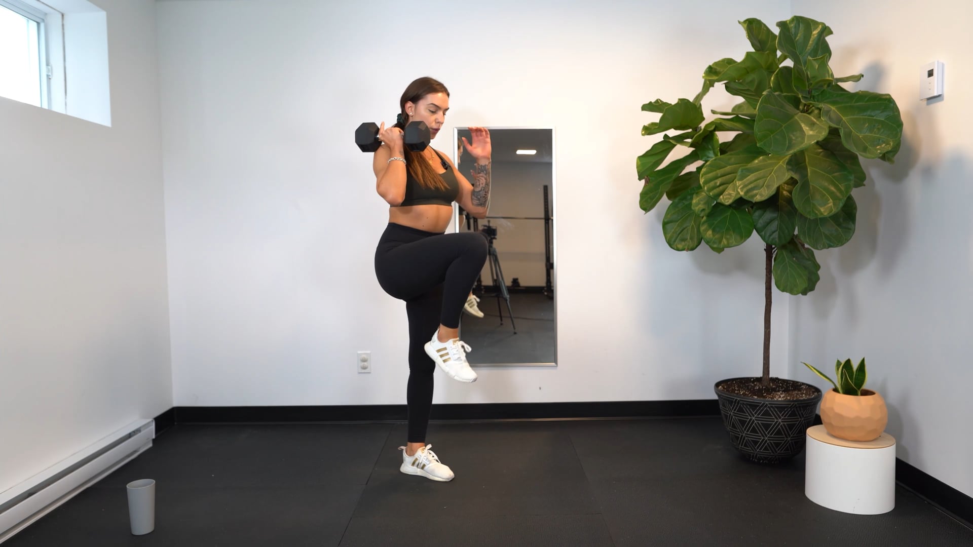 HIIT avec un dumbbell