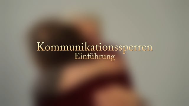 Kommunikationssperren Einführung
