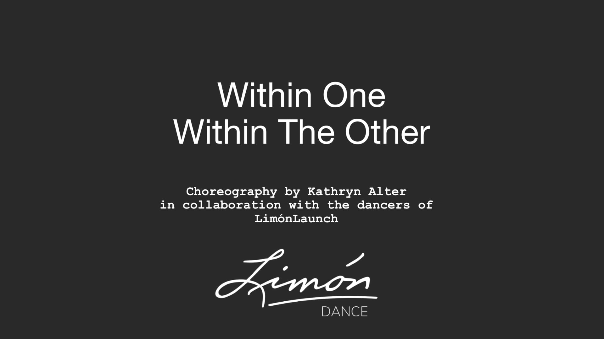 Within One Within the Other
