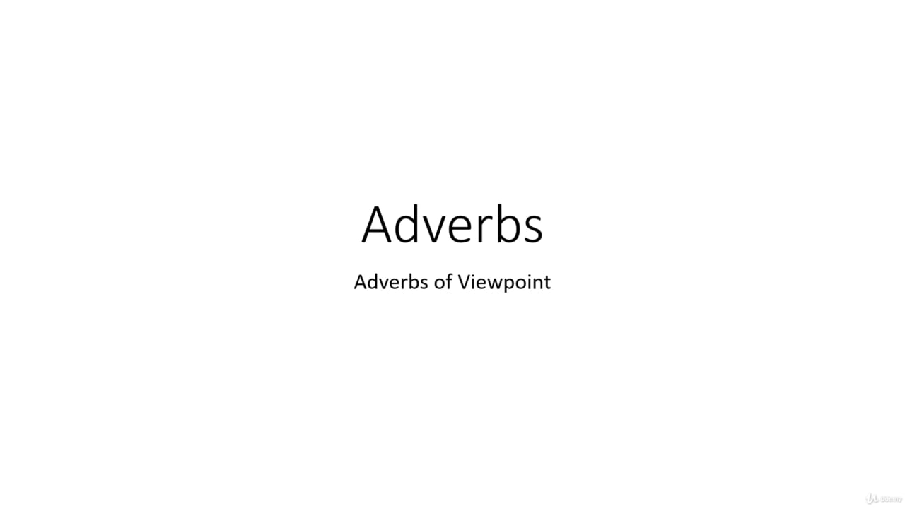 Adverbs Adverbs Of Viewpoint