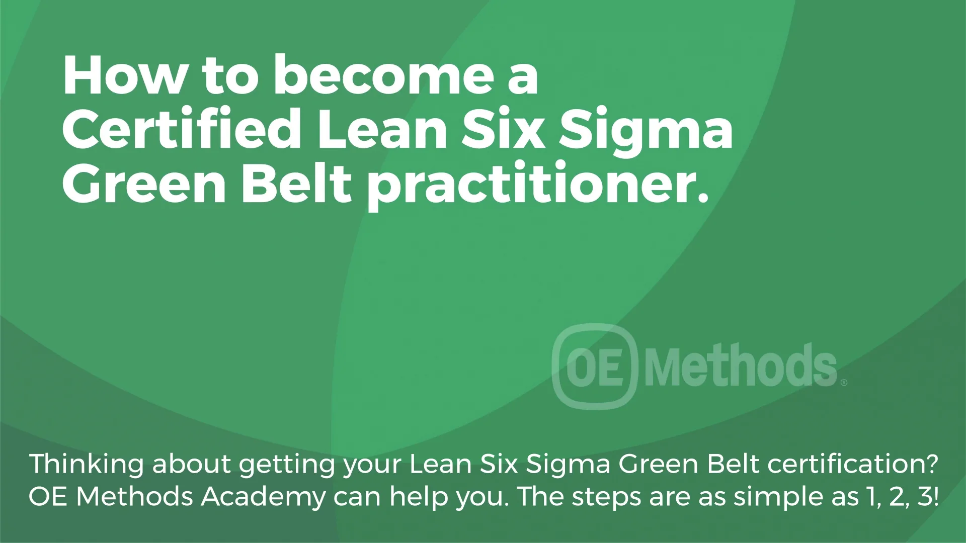 Six sigma clearance training videos