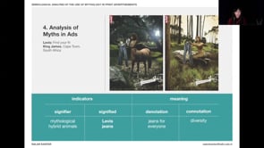 Semiological Analysis of the Use of Mythology in Print Advertisements