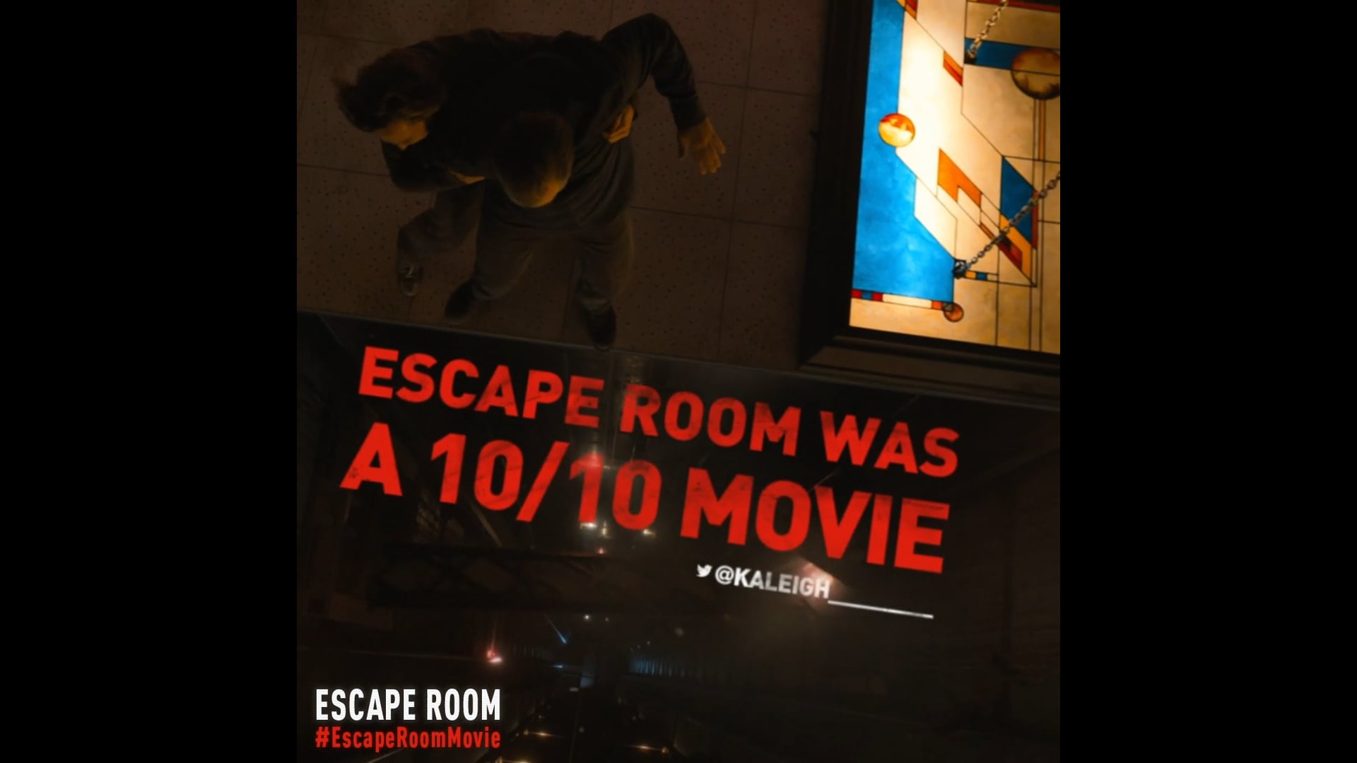 Reviews video thumbnail for Escape Room - Social Media