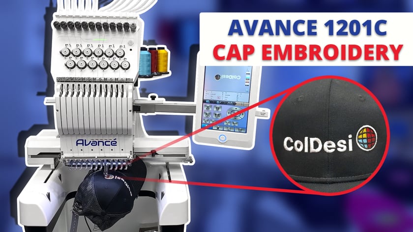 Commercial Embroidery Machine by Avancé Best Single-Head Brand USA