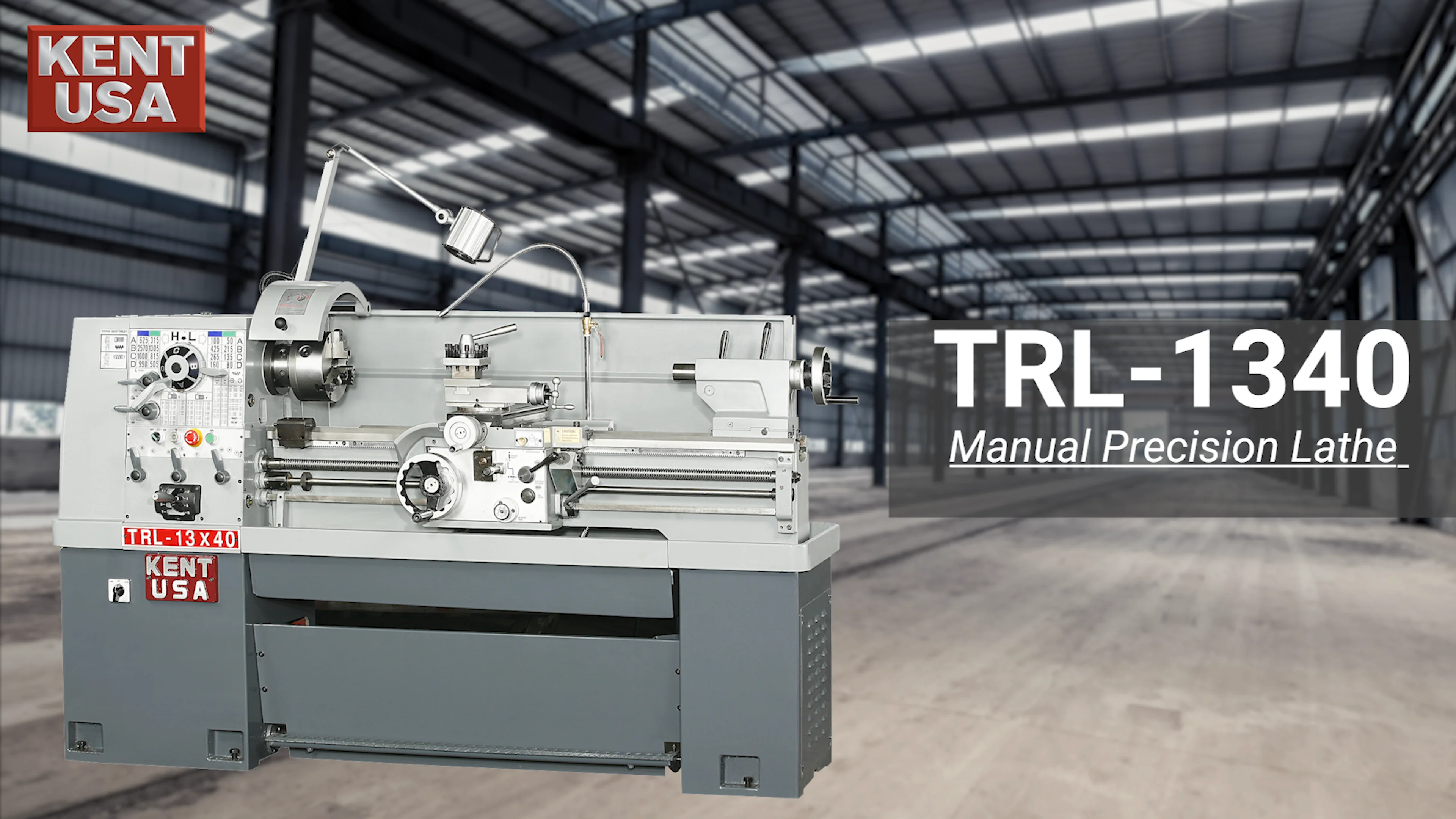 Buy TRL-1340/V Manual Precision Lathes - Kent Industrial USA