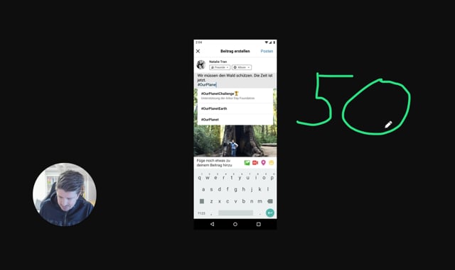 Neue Facebook Challenge starten