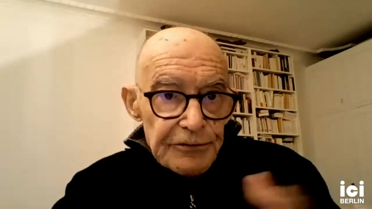 Talk by Jean-Luc Nancy