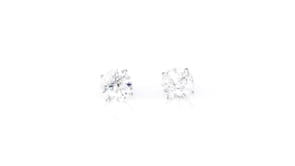 1.60 ct. t.w. Diamond Stud Earrings in 14kt White Gold