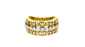 1.25 ct. t.w. Diamond Openwork Ring in 14kt Yellow Gold