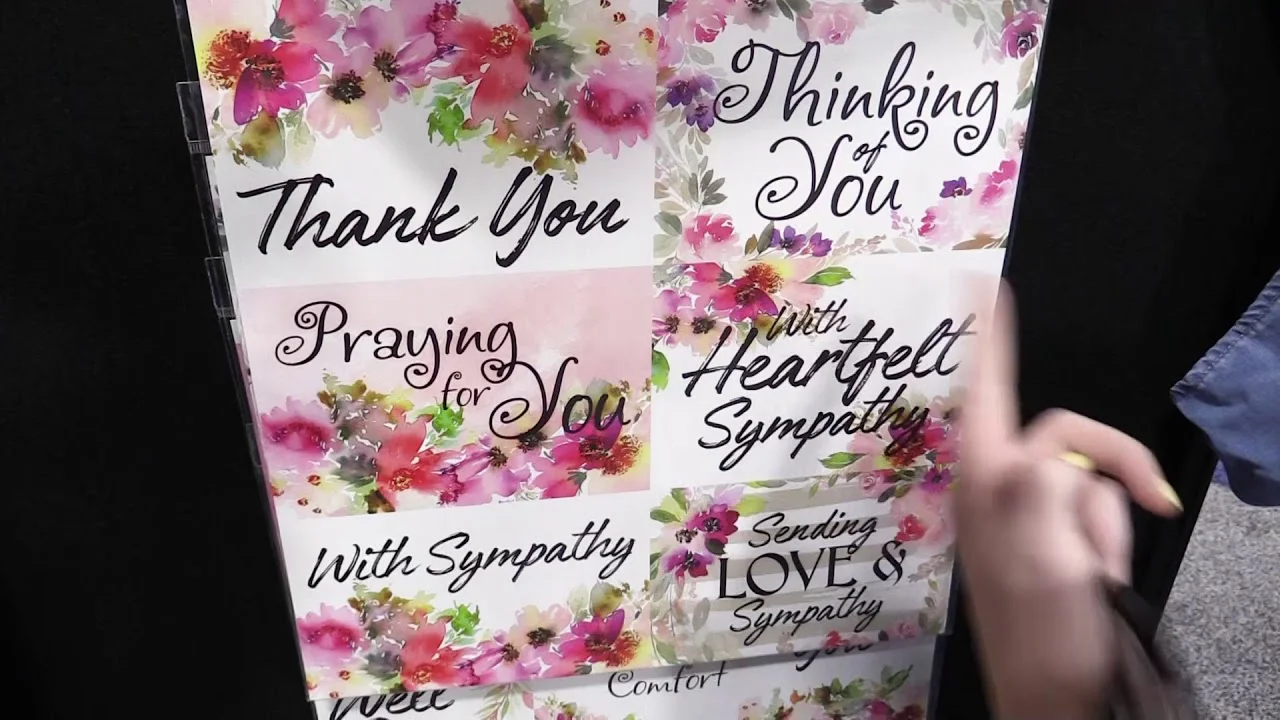 Ella and Viv Paper Company Sympathy 12x12 Poster Stickers