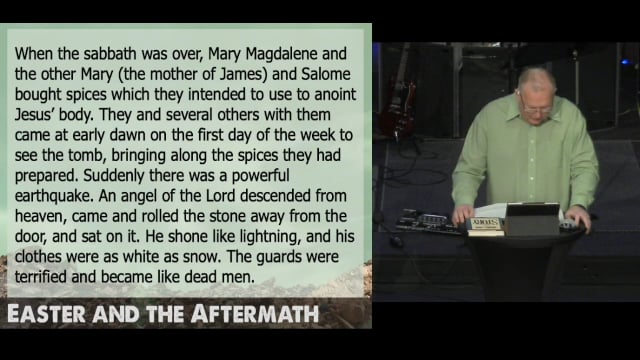 Easter and the Aftermath