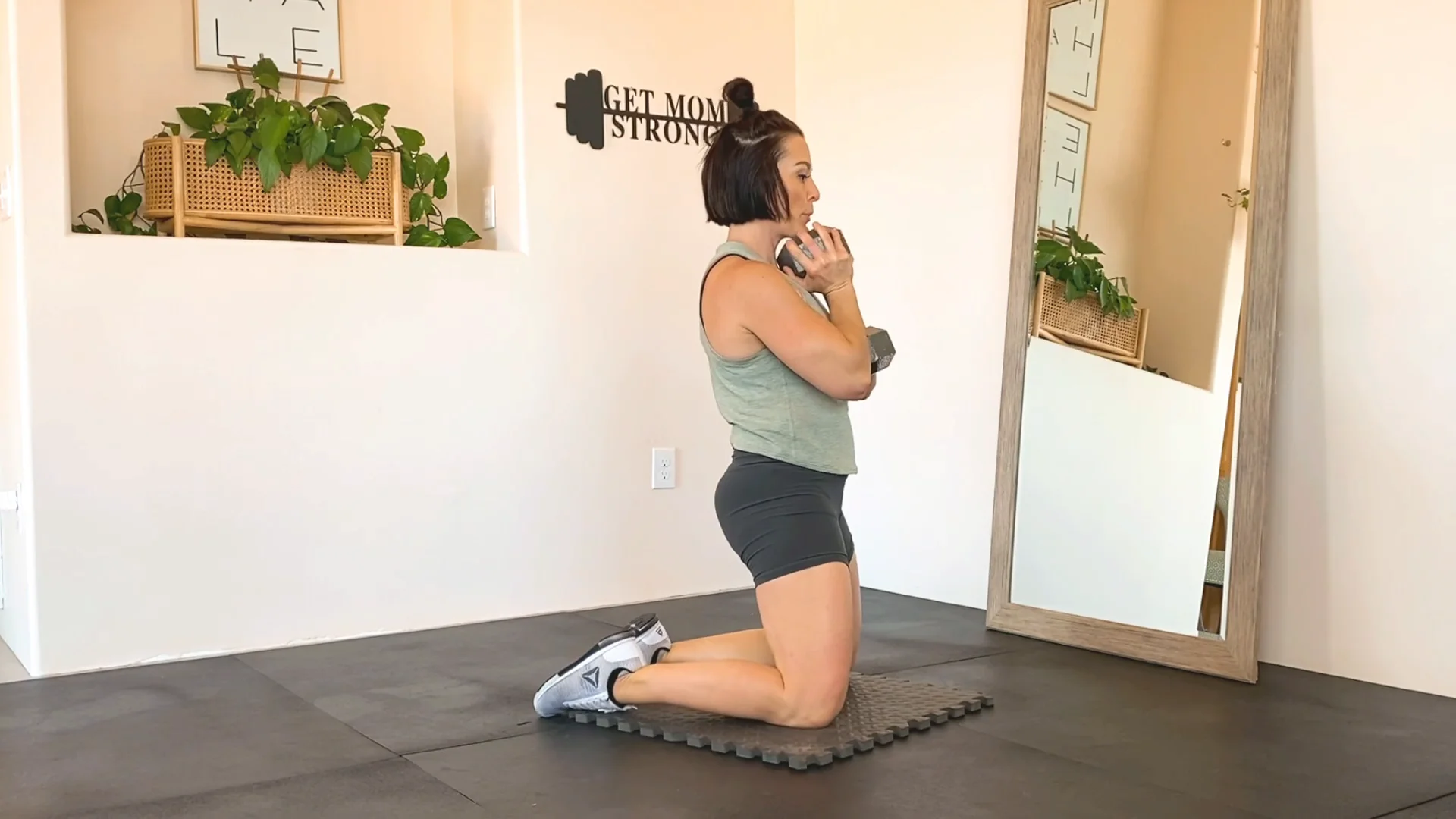 kneeling squat with weight on Vimeo