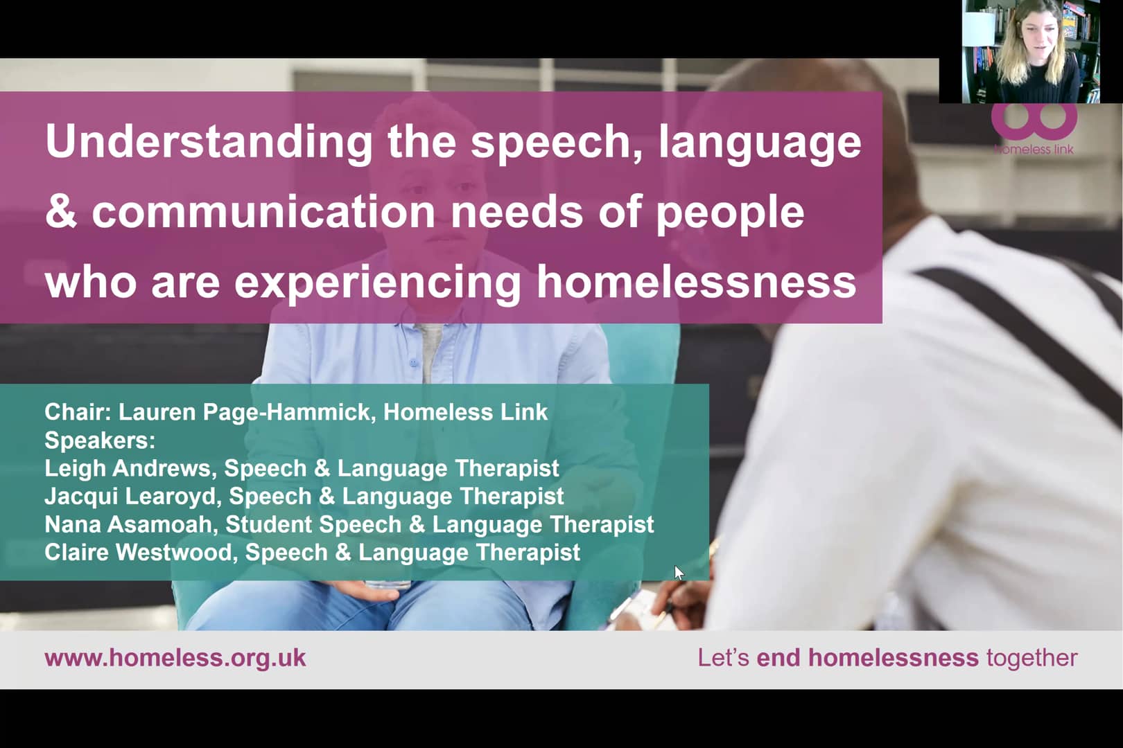 Understanding the speech, language & communication needs of people who