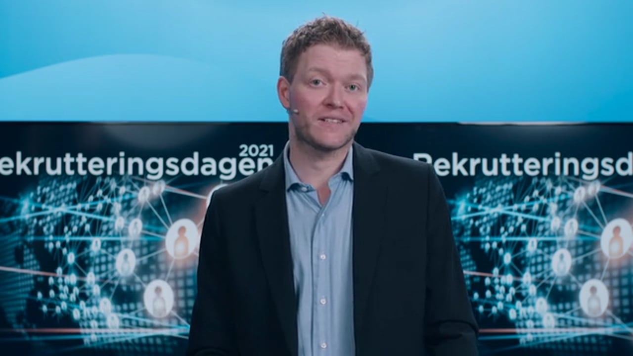 Kandidatopplevelsen fra hjemmekontoret - Martin Halvorsen - Rekrutteringsdagen 2021