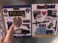Scrapbook Customs | Occupation Collection | EMT | Police | Firefighter