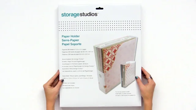 12 X 12 Paper Storage Organizer - Temu