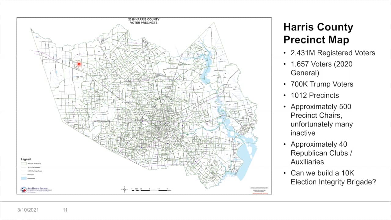 Harris County Voting Precinct Map Video Shows Texas Gop Official Calling For 'Army' Of Poll Watchers In Black  And Latino Areas | The Independent