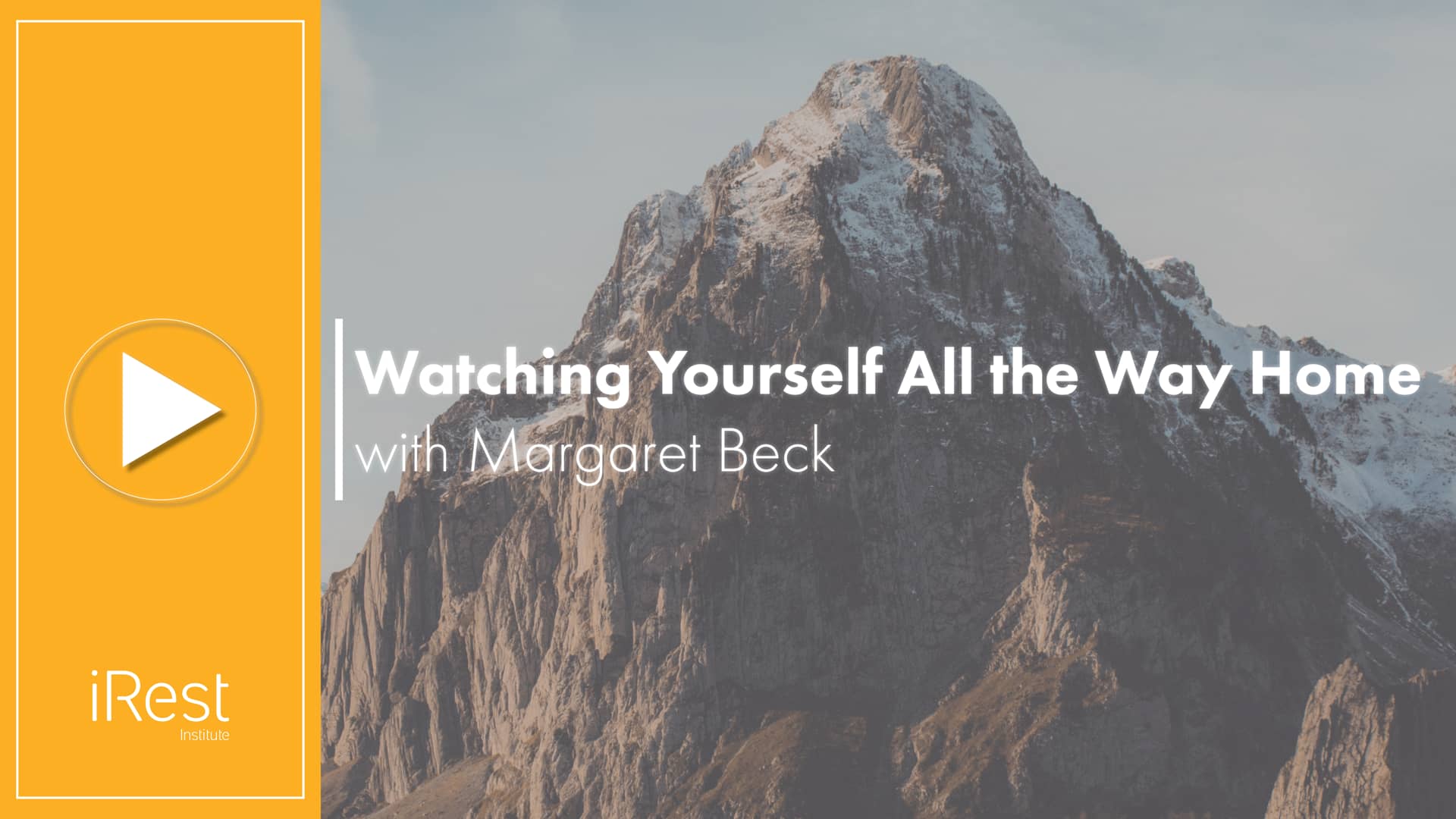 Watching Yourself All The Way Home To The Love That You Are with