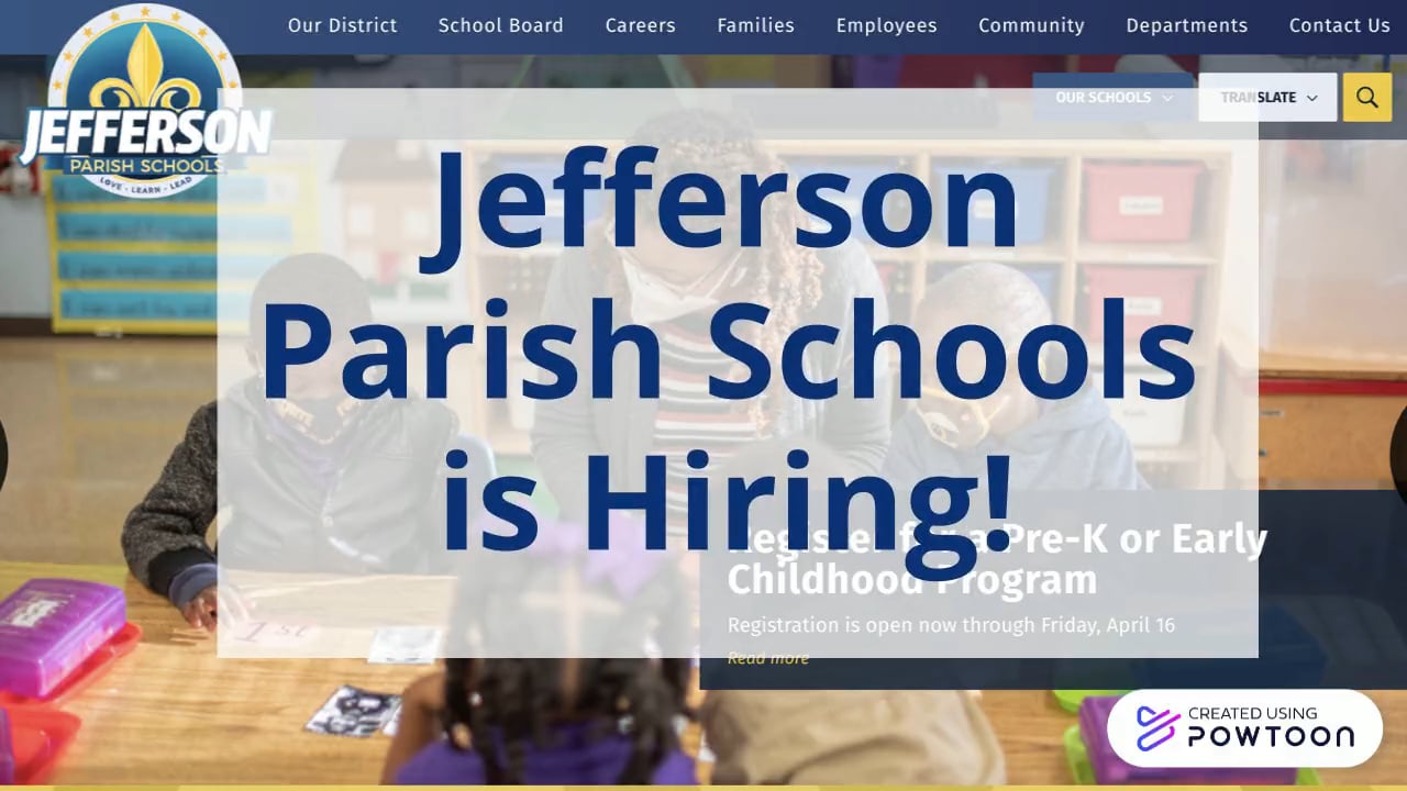 Jefferson Parish Schools on Vimeo