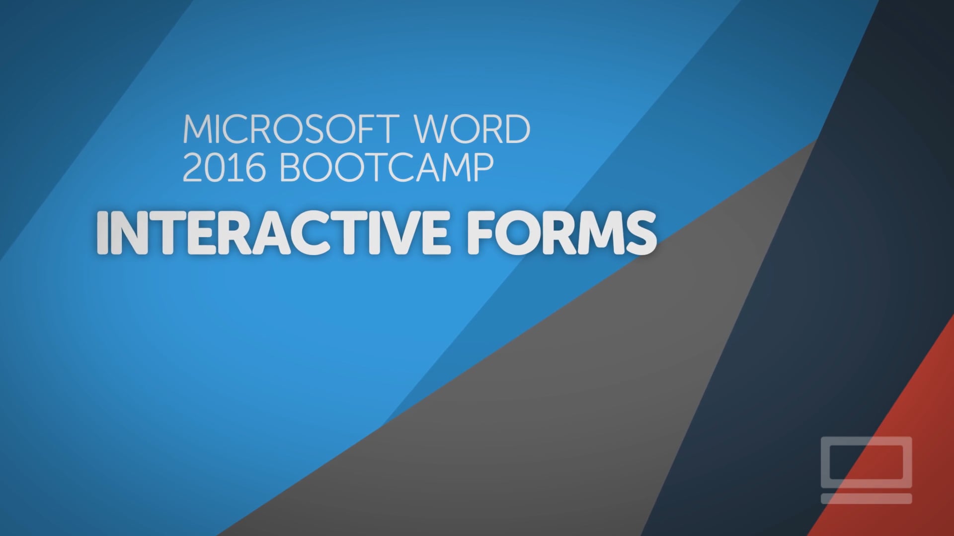 Making Interactive Forms in Word | Bring Your Own Laptop