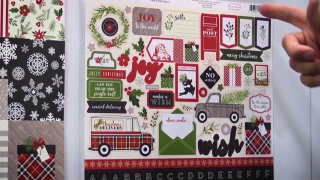 Carta Bella Paper Company Christmas Collection Kit Paper w Coord Black  Cardstock